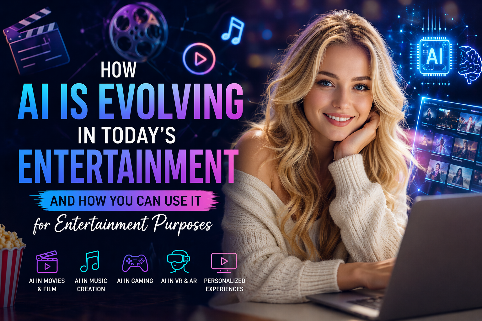 How Artificial Intelligence Is Evolving in Today’s Entertainment Industry — and How You Can Use It